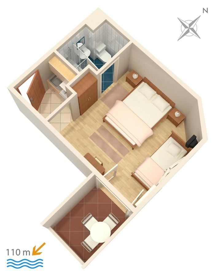 Studio Balica Rat 4868D Apartment Celina Ngoại thất bức ảnh